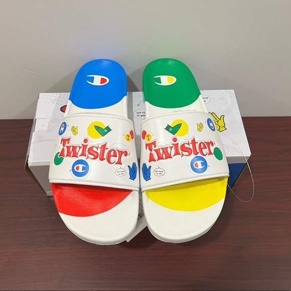 Champion x Twister, Slide, CPS10569M, Multicolor - Picture 3 of 8